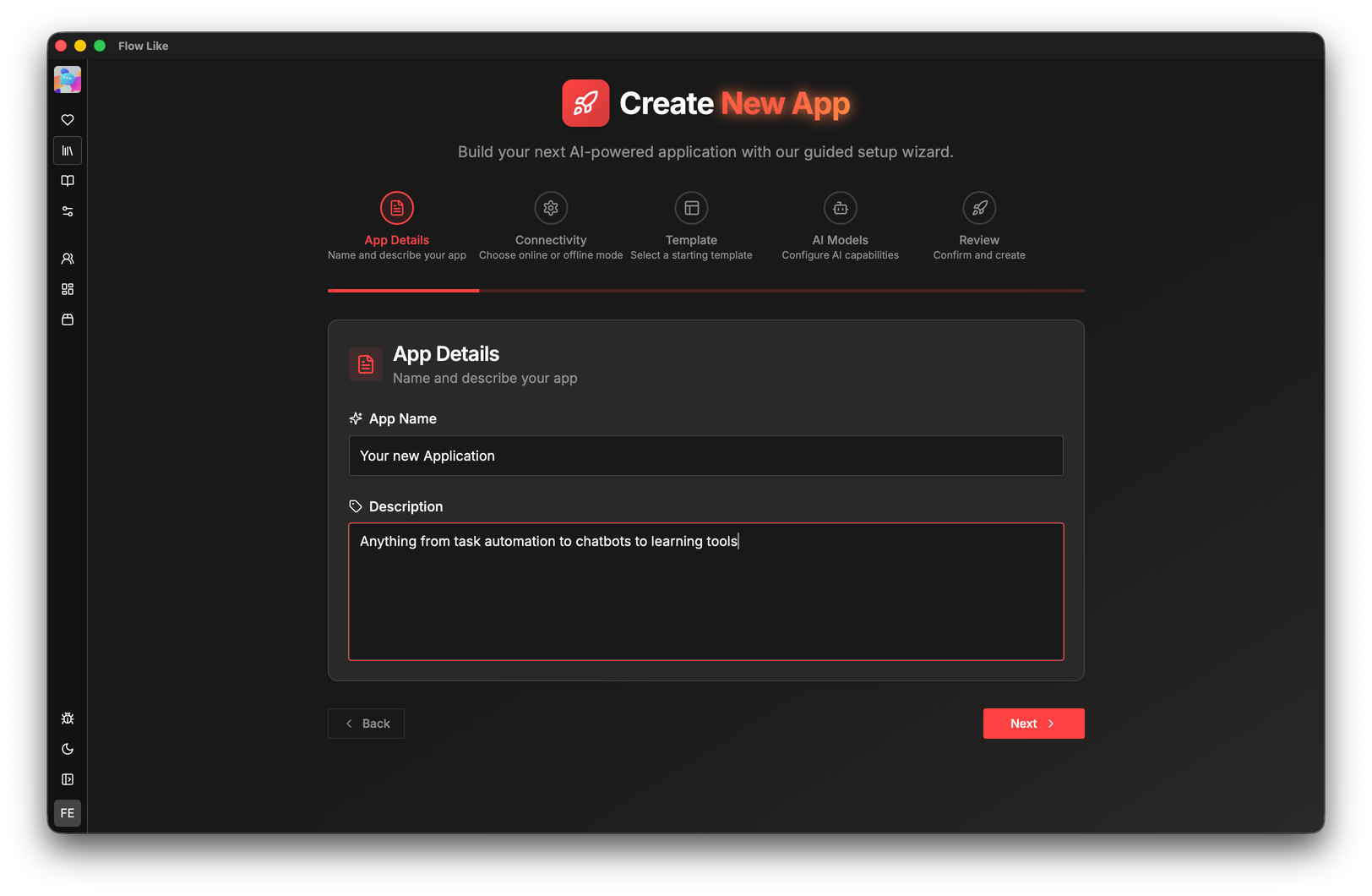 Create a Flow-Like App
